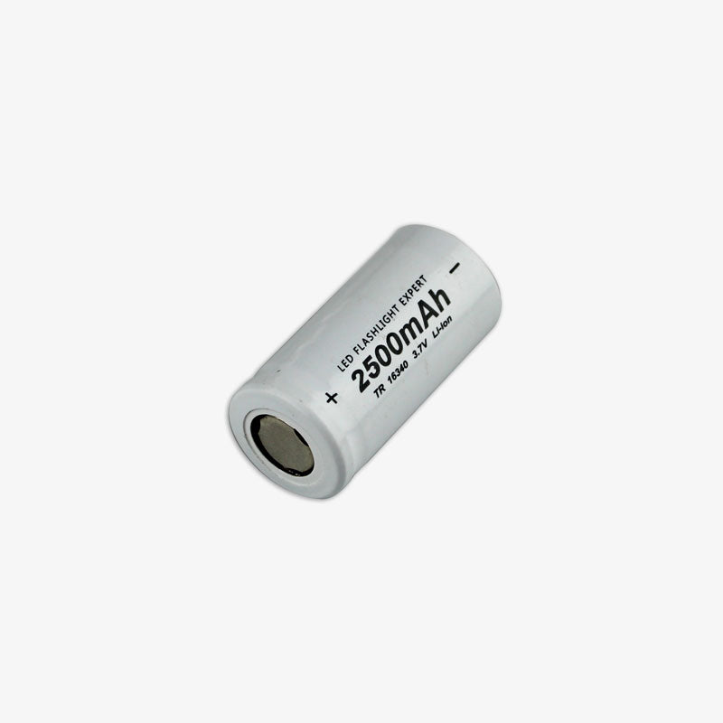 16340 Li-ion 2500mAh Rechargeable Battery