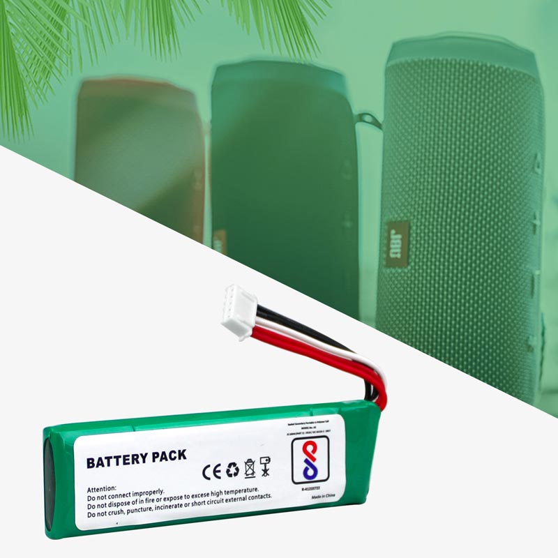 WATTNINE JBL Flip 4 Battery Replacement Kit  - 3.7V 3200mAh High Quality Lipo battery with tools for Home Replacement