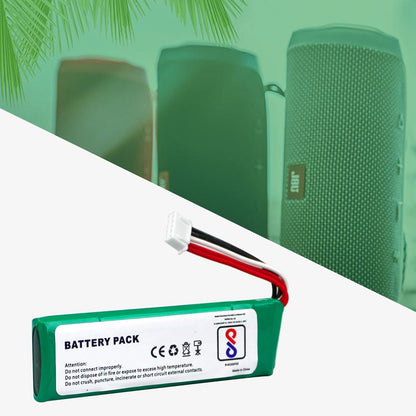 WATTNINE JBL Flip 4 Battery Replacement Kit  - 3.7V 3200mAh High Quality Lipo battery with tools for Home Replacement