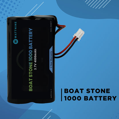 Boat Stone 1000 Battery with 1 Year Warranty