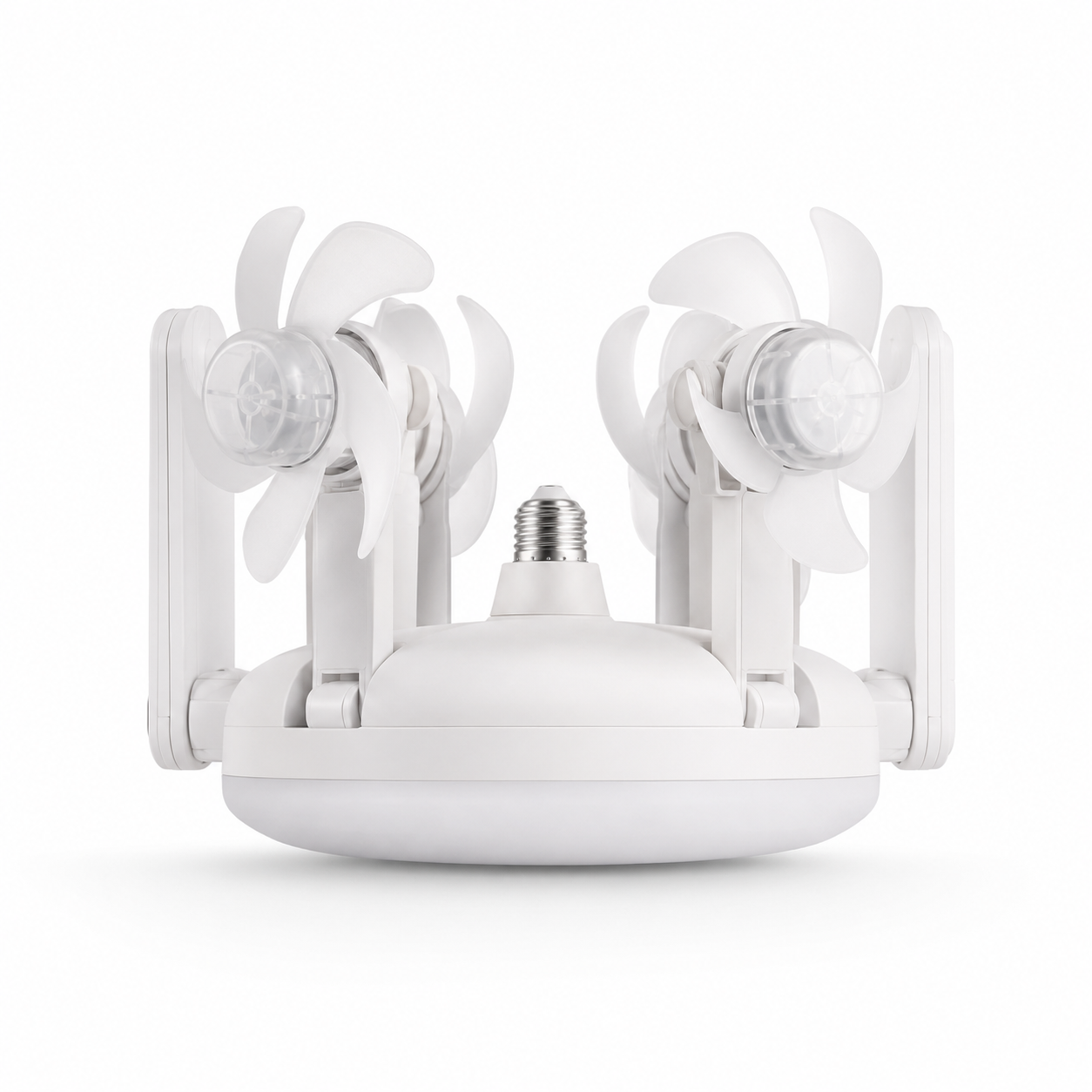 2026 New Drone Ceiling Fans with Lights and Remote, E27 Socket Ceiling Fan Light – 3-Speed Foldable Fan with Remote
