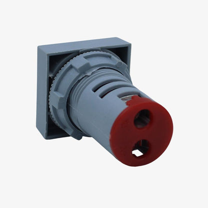 SIBASS AD16-22FSV AC Voltmeter Display Square Red 22mm (AC60-500 V)