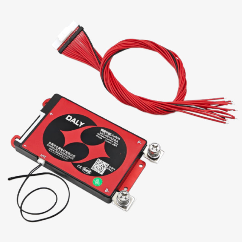 DALY LiFePO4 16S 48V 100A Waterproof Battery Management System - BMS Protection Board