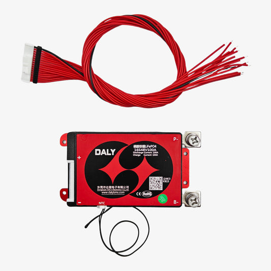 DALY LiFePO4 16S 48V 100A Waterproof Battery Management System - BMS Protection Board