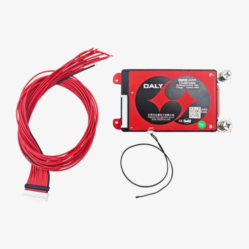 DALY LiFePo4 15S 48V 100A Waterproof Battery Management System - BMS Protection Board