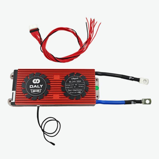 DALY LiFePO4 8S 24V 100A Waterproof Battery Management System - BMS Protection Board