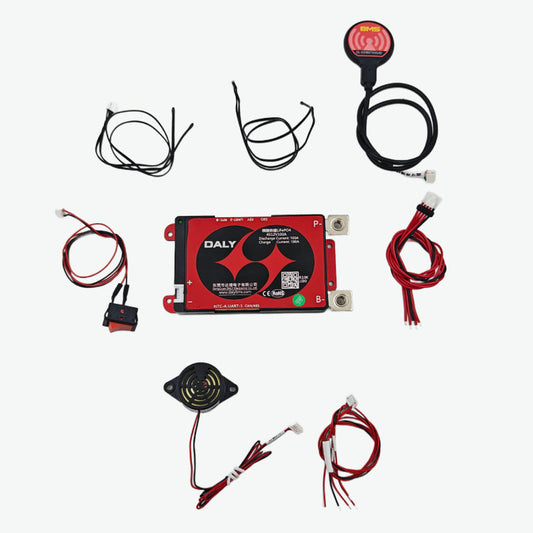 DALY Smart BMS LiFePo4 4S 12.8V 100A Battery Management System with UART, CAN, RS485 and Bluetooth Communication Support