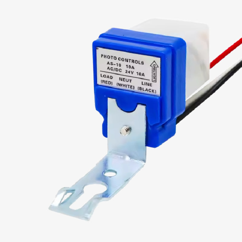 AS-10 24V DC Automatic On/Off Photocell Street Lamp Light Switch Controller