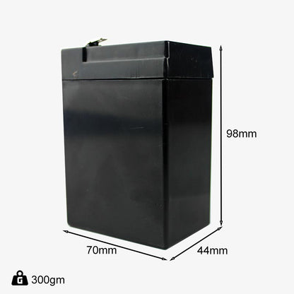 WATTNINE® 6V 6Ah Lithium Battery for Toy Cars and Bikes - Long Life, Light Weight