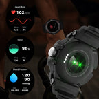 OVISEN T100 1.39 inch TFT Screen 2 in 1 Bluetooth Headset Smart Watch, Support Blood Oxygen Monitoring/Bluetooth Music