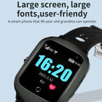 FA66S 1.3-inch Screen 4G Network GPS Tracking Elderly Smart Watch Support Heart Rate / Blood Pressure Monitoring, Eurasia-Africa Version, American Version