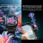 LOKMAT APPLLP 7 Max 4G Smart Watch, 2.06 inch SC8541E Quad Core, 3GB+32GB, Android 8.1, Video Call , Heart Rate
