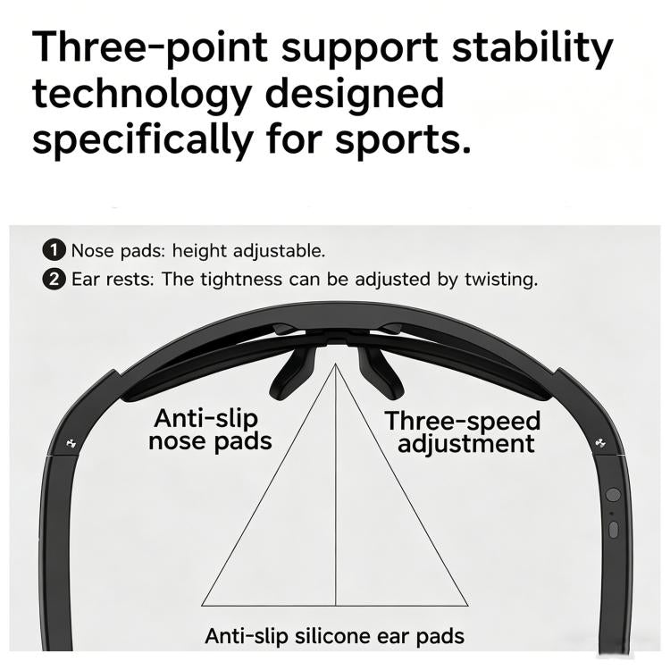 L805 Smart AI Cycling Glasses 8MP Stabilization Camera — product photo 17