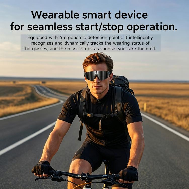 L805 Smart AI Cycling Glasses 8MP Stabilization Camera — product photo 21