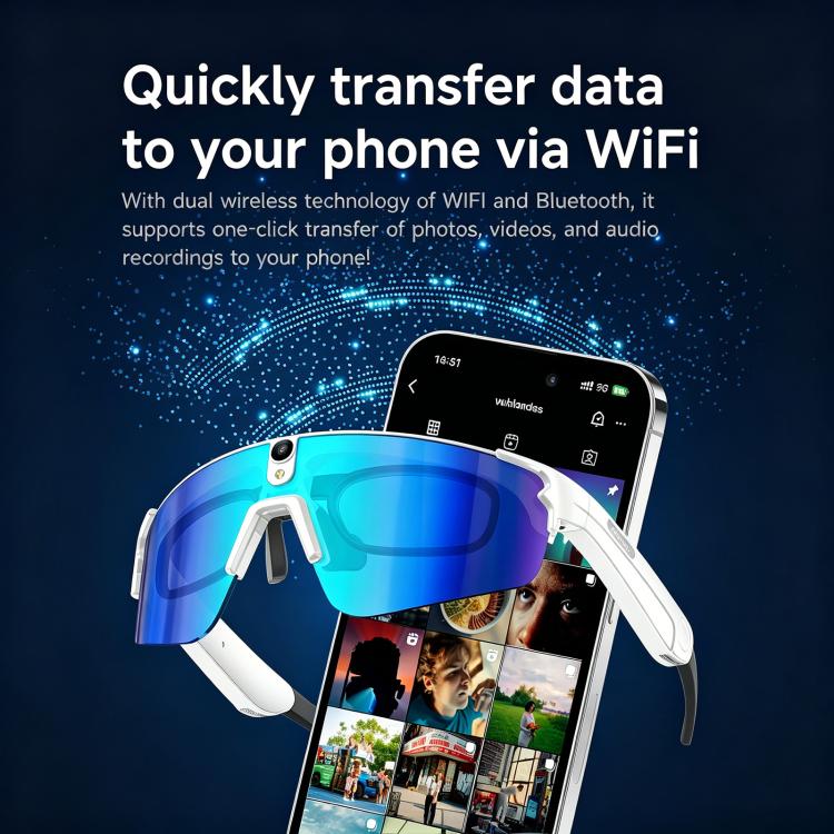L805 Smart AI Cycling Glasses 8MP Stabilization Camera — product photo 23