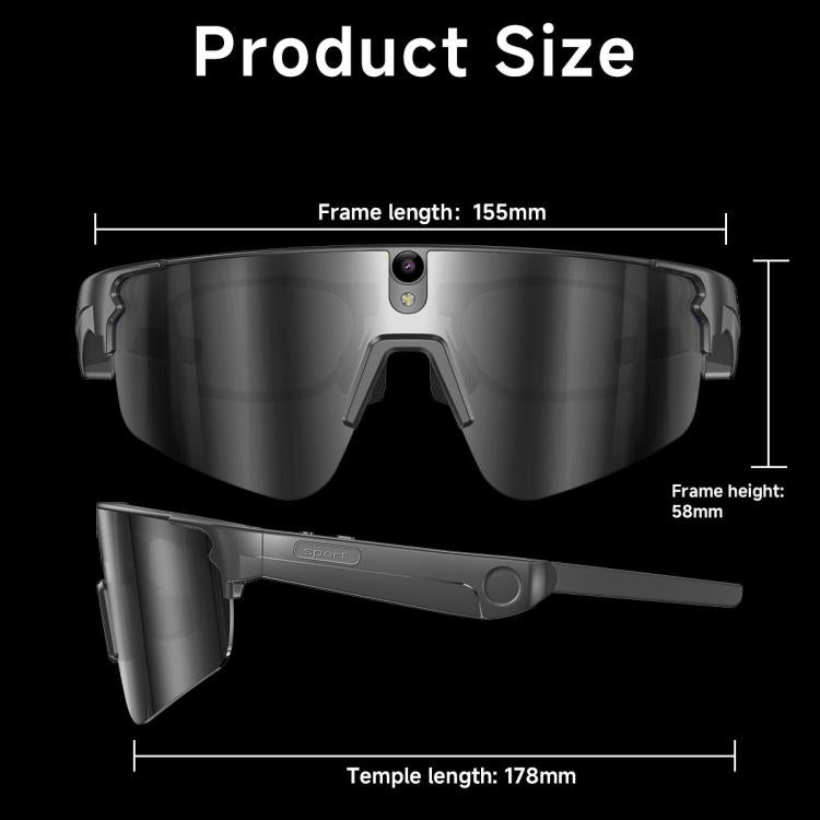 L805 Smart AI Cycling Glasses 8MP Stabilization Camera — product photo 27