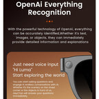 E06S 13MP 1080P Dual-Loudspeaker AI Smart Glasses Support Music / Calling