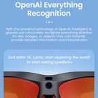 E08 13MP 1080P 30FPS  AI Cycling Smart Glasses with Voice / Calling