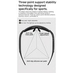 L085 8MP Dual-Mic Noise Cancellation AI Cycling Smart Glasses with Voice Assistant / Calling
