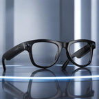 M02X Pro Max Smart AI Glasses with 8MP HD Camera, Video Recording WiFi Transmission Al Smart Voice Assistant, Sunglasses + Anti Blue Light Lens, Gradient Lenses