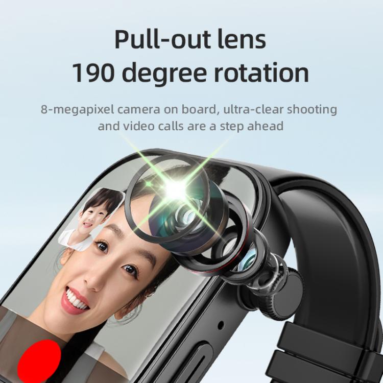 UNIWA I9 PRO 4G Calling Smart Watch, 2.02 inch IPS Screen Android 8.1 Support WiFi GPS, 2G+16G