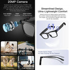 M10A AI Smart Glasses with 20MP Camera, HeyCyan App, AI Translation, Video Recording, Voice Assistant, Transparent Lens, Sunglasses, Photochromic