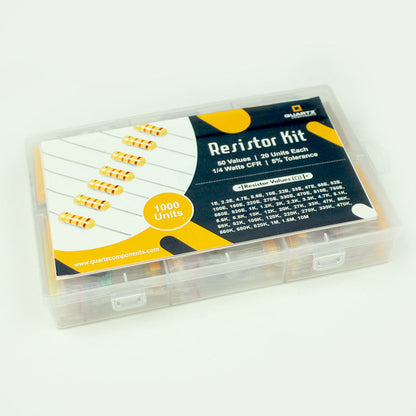 Resistor Mega Combo Kit (50 values, 20 each - 1000 resistors)