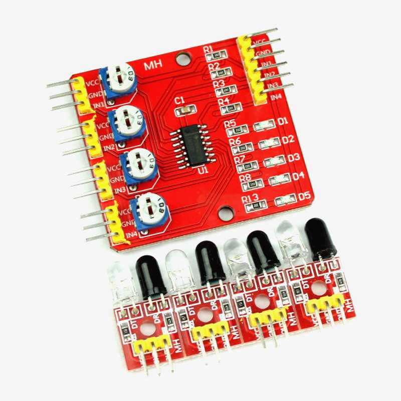 4 Channel Infrared Sensor Tracking Module