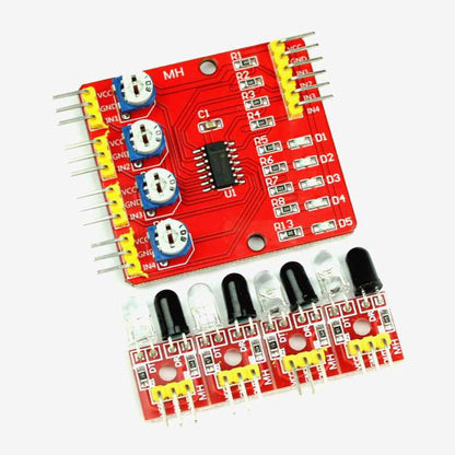 4 Channel Infrared Sensor Tracking Module