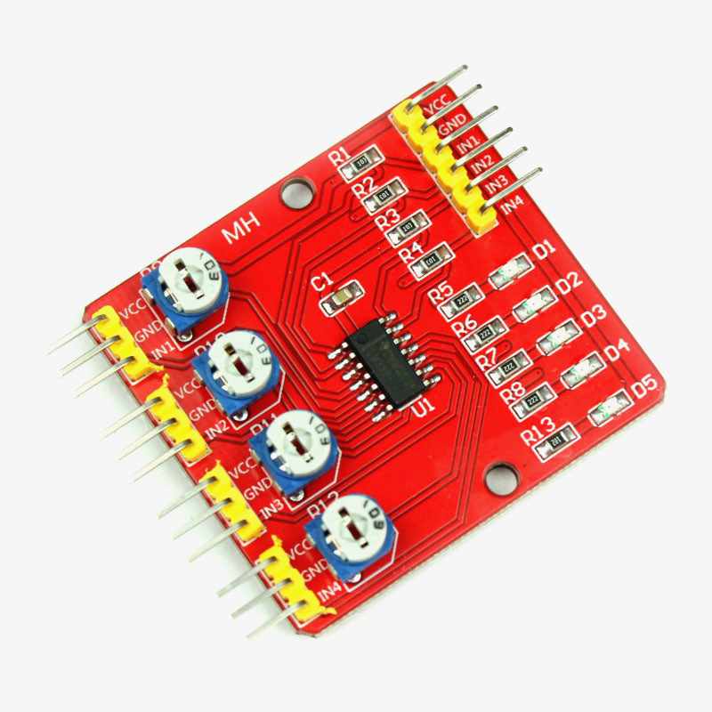 4 Channel Infrared Sensor Tracking Module