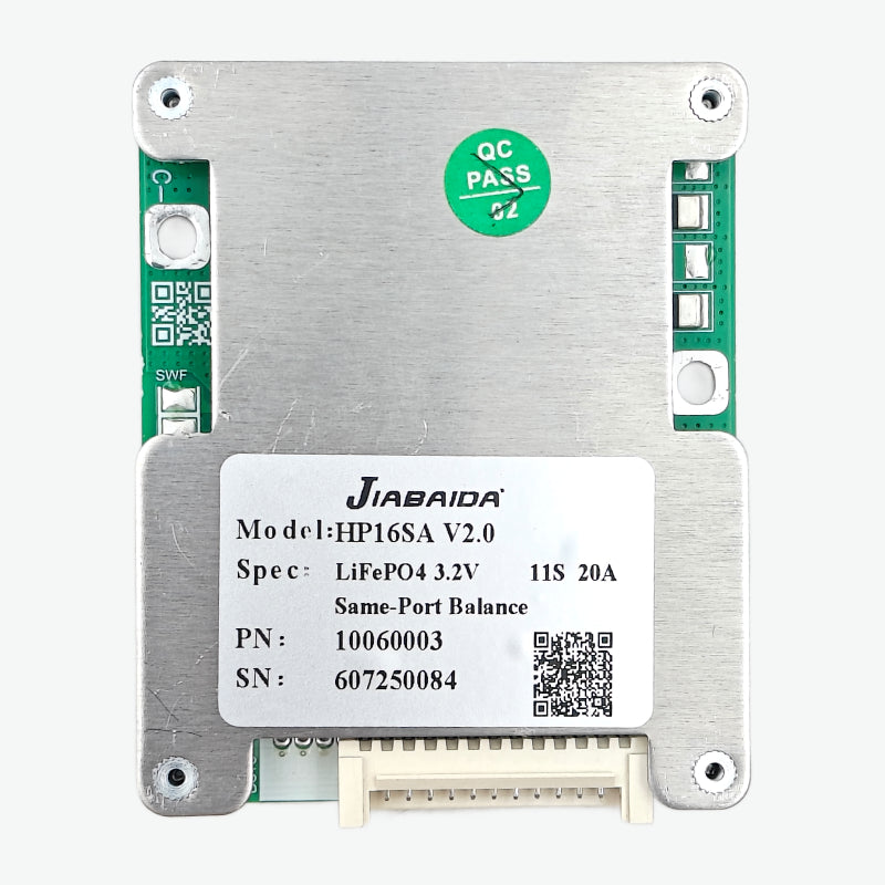 Jiabaida (JBD) LiFePo4 11S 36.3V 20A Battery Management System - BMS Protection Board
