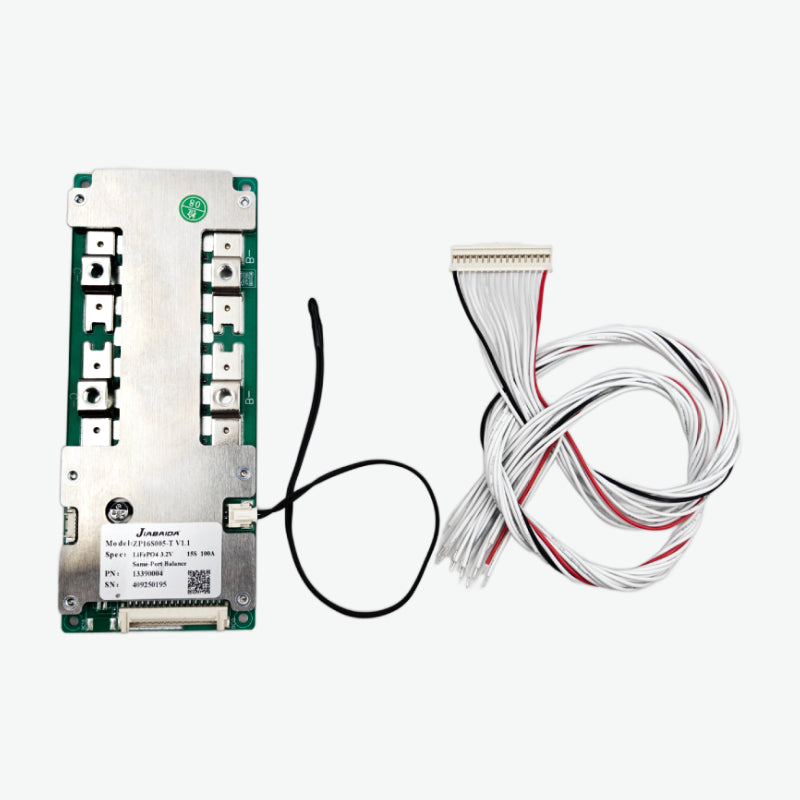 Jiabaida (JBD) LiFePo4 15S 48V 100A Battery Management System - BMS Protection Board