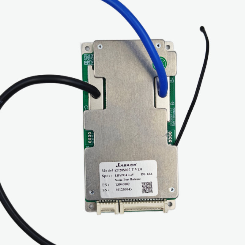 Jiabaida (JBD) LiFePo4 19S 60.8V 60A Battery Management System - BMS Protection Board