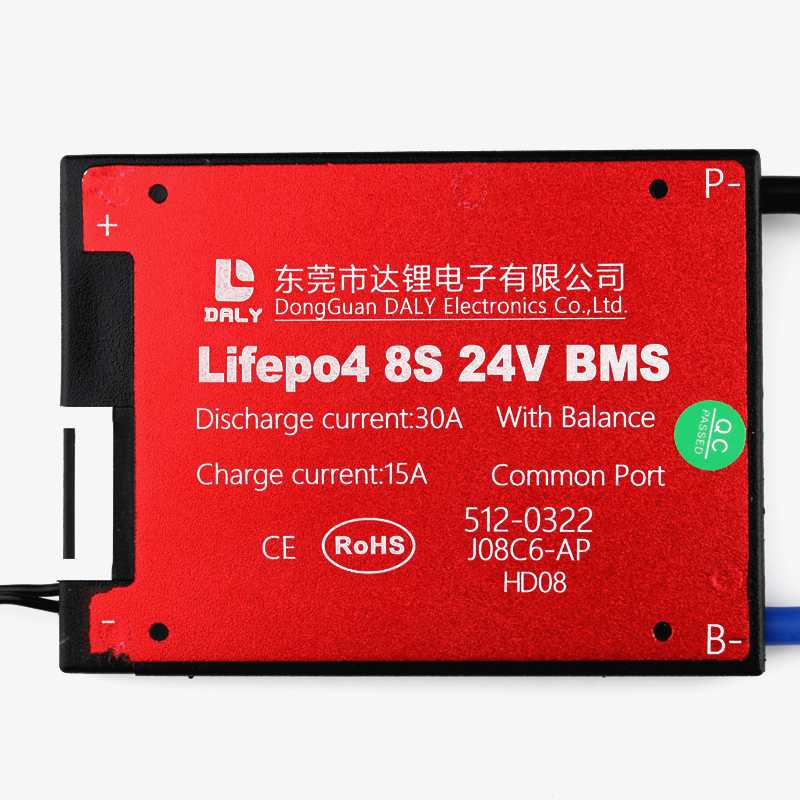 DALY LiFePo4 8S 24V 40A Battery Management System - BMS Protection Board