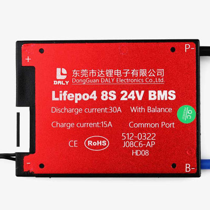 DALY LiFePo4 8S 24V 40A Battery Management System - BMS Protection Board