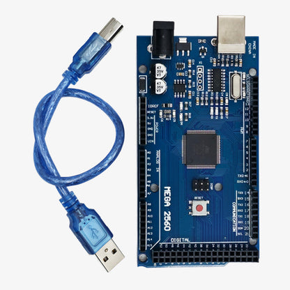 Mega 2560 R3 Development Board with USB Type-B Cable - Compatible with Arduino
