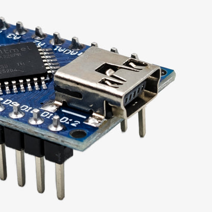 Nano R3 CH340 Chip Development Board With USB Mini Cable - Compatible with Arduino - Soldered