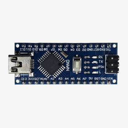 Nano R3 CH340 Chip Development Board With USB Mini Cable - Compatible with Arduino - Soldered