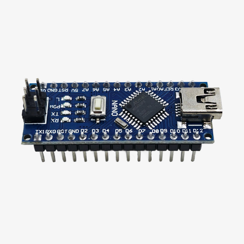 Nano R3 CH340 Chip Development Board With USB Mini Cable - Compatible with Arduino - Soldered