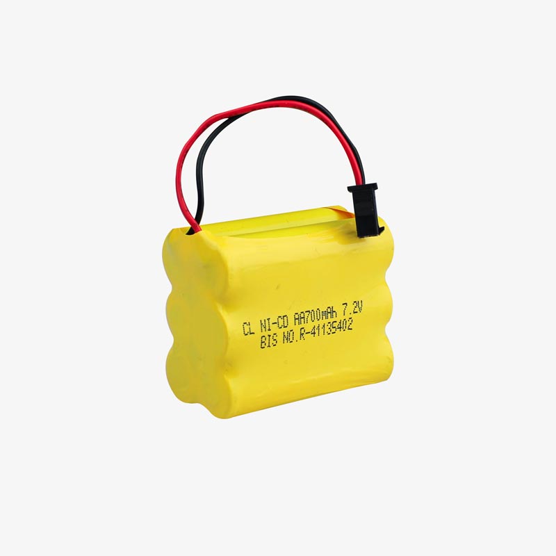 700mAh 7.2v Ni-Cd AA Cell Battery Pack with SM Connector for Cordless Phone, Toys, Car, DIY Project Battery