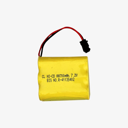 700mAh 7.2v Ni-Cd AA Cell Battery Pack with SM Connector for Cordless Phone, Toys, Car, DIY Project Battery