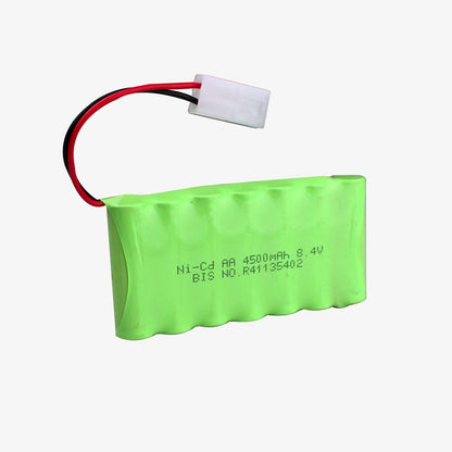 4500mAh 8.4v Ni-Cd AA Cell Battery Pack with 2-pin C20  Connector for Cordless Phone, Toys, Car, DIY Project Battery