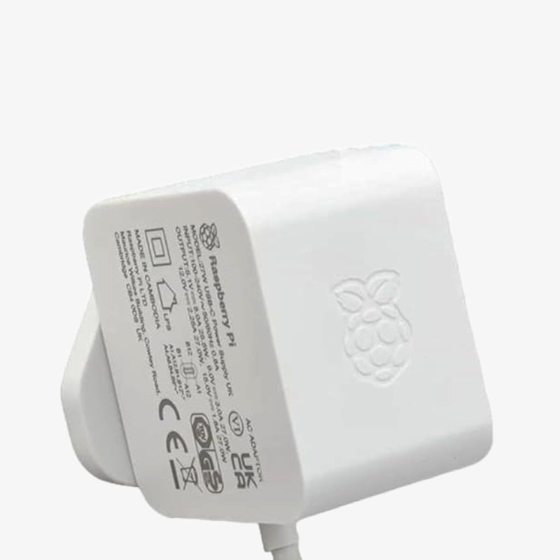 Official 27W USB-C PD Power Supply for Raspberry Pi 5