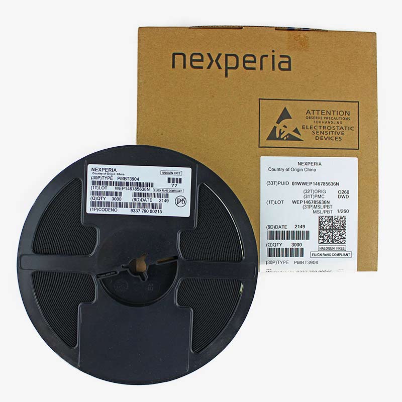 PMBT3904 40 V, 200 mA (SMD SOT-23 Package) NPN switching transistor - Pack Of 5 Pieces