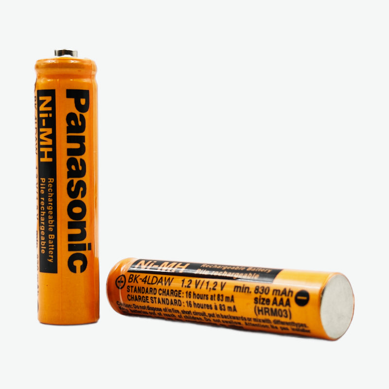 Panasonic AAA Ni-MH 830 mAh Rechargeable Battery - Pack of 2