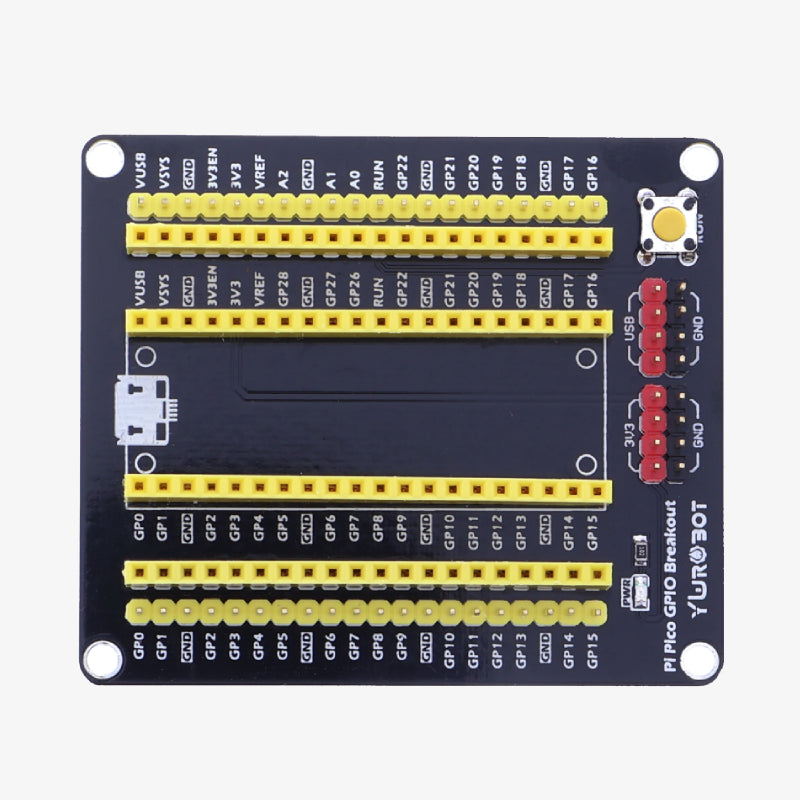 Elecrow Raspberry Pi Pico GPIO Expansion Board with Header Pin and Socket