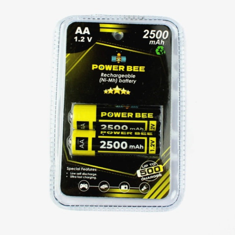 Rechargeable AA Battery 1.2V 2500mAh - (Pack of 2)