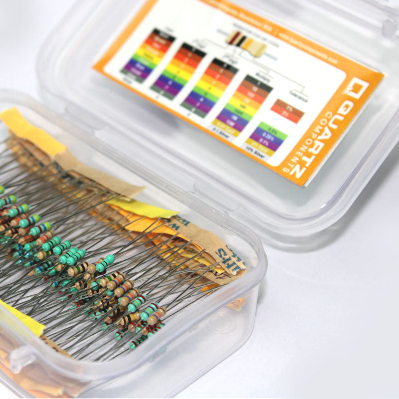 Resistor Combo Kit (30 values, 5 each - 150 resistors)