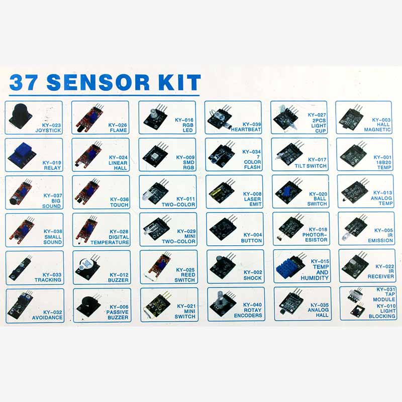 37 in 1 Sensor Kit - 37 Sensors for Arduino