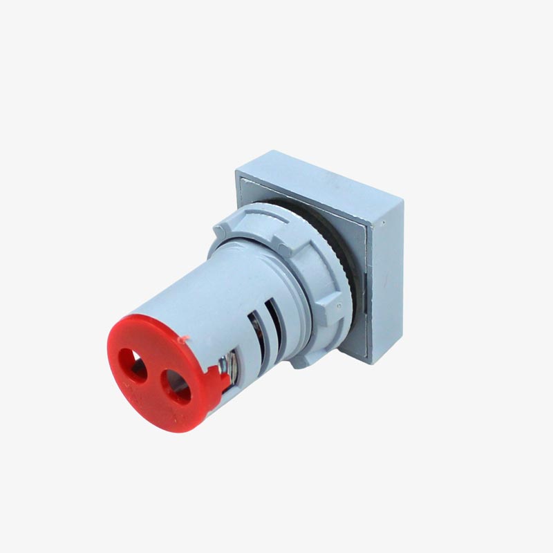 SIBASS AD16-22FSV AC Voltmeter Display Square Red 22mm (AC60-500 V)